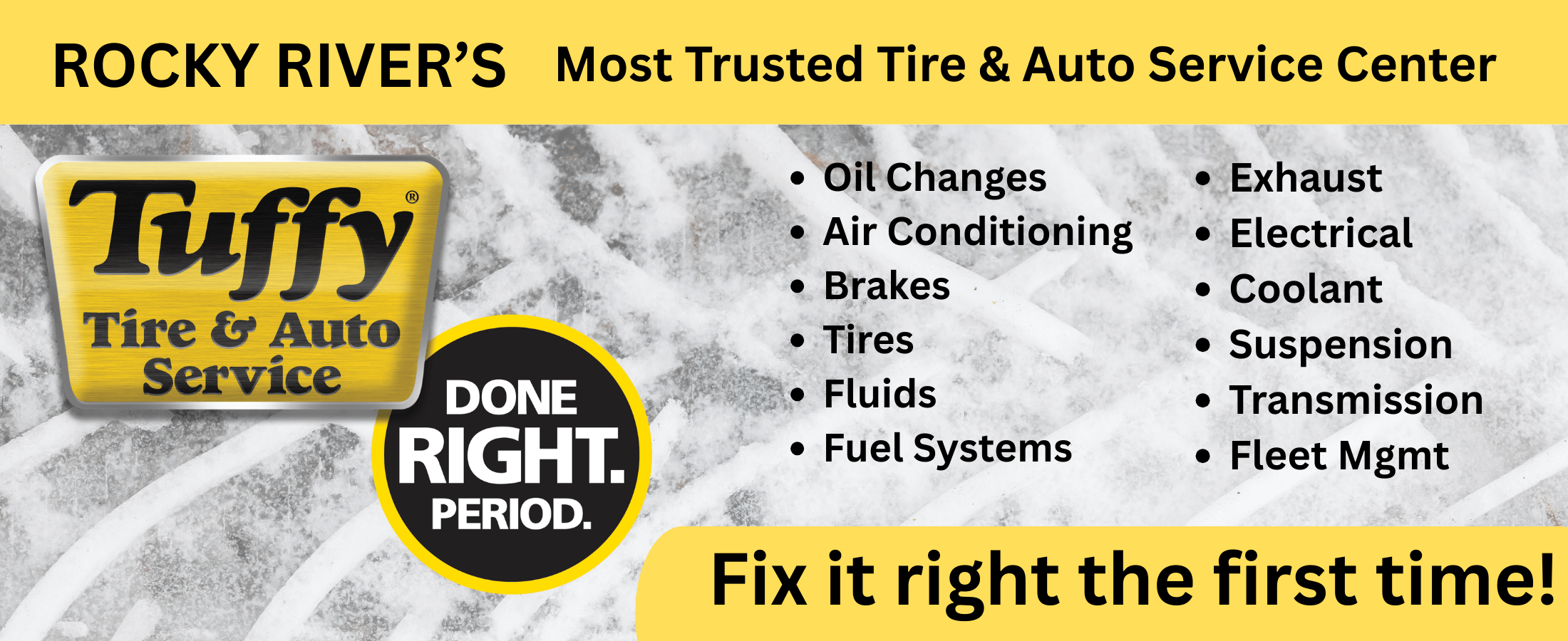 Most Trusted Tire & Auto Service Center